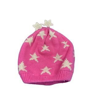 Beanie girls sz 4 Pink Stripe Knit Beanie Cap Hat Gymboree Hat Childs